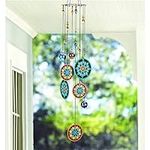 Flower Wind Chimes Outdoors with Co