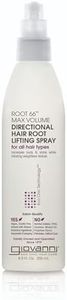 GIOVANNI Eco Chic Root 66 Max Volume Spray, 8.5 oz. - For Fine Lifeless Hair, Pro-Vitamin B5, Horsetail Extract, Sea Salt, Kiwi, Lauryl & Laureth Sulfate Free, No Parabens, Color Safe