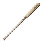 Louisville Slugger Genuine Mix Unfinished Natural Clear Baseball Bat - 33