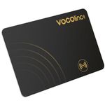 VOCOlinc Wallet Tracker, Bluetooth Tracker Item Locator Compatible with Find My (iOS only), Smart Tracker for Wallet, Luggage Tags, Suitcase, Bag, Backpack and More, IP67 Waterproof, Ultra-Thin