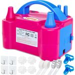 YEPVIE Electric Balloon Pump, Portable 2 Modes Balloon Blower Machine with 14 Balloon Arch Kits, Air Pump for Balloon, Balloon Inflator for Party Decoration