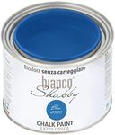 bianco Shabby® Blue 2020 (Royal Blue) Water-Based Chalk Paint for All Surfaces – Extra Matt Finish (500 ml)