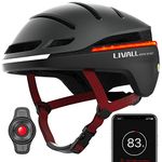 Smart Bike Helmet, Bluetooth Bicycle Helmet with Front and Rear LED Lights, Turn Signal and Brake Warning Lights, SOS Alert and Remote Control, Suitable for Men Women Adult, Waterproof, EVO 21