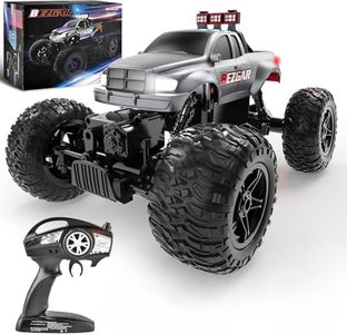 BEZGAR Remote Control Monster Trucks for Boys Age 4-7 - 1:14 All Terrain Rc Truck for Kids with Rechargeable Battery, 2.4GHz Remote Control Cars for 8-12 Year Old Boys Girls, Monster Trucks Toys
