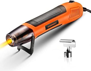 Mini Heat Gun, ENGINDOT 350W 662℉ Hot Air Gun Tool with Reflector Nozzle and 75 Inches Long Cable for Crafts, DIY, Electronics Repairing, Wrapping, Soldering, Paint Removing and Watercolor Drying