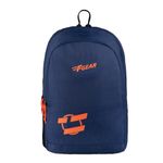 F Gear Castle Linen N Blue 22L Medium Casual backpack with Organizer Bottle compartment Water resistant lightweight, Gifts for Men Women Boys Girls Adults, College/School/Tuition/Travel Bag