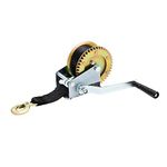 KATSU Heavy Duty Hand Winch, 630KG 1388LB Boat Tailer Winch with 8m Webbing Strap for Caravan Marine Truck SUV ATV UTV 325924