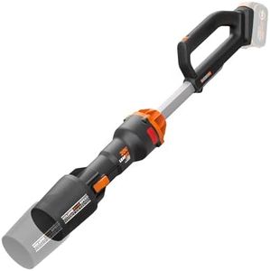 WORX WG543.9 20V Power Share LEAFJET Cordless Leaf Blower with Brushless Motor (Tool Only), Black and Orange