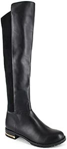 XOXO Women's Calissa Fashion Boot, Black, 6.5