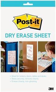 Post-it Super Sticky Dry Erase Sheets (Pack of 3)