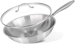 nuovva Stainless Steel Wok Non Stic