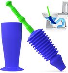 Luigi's World's Best Toilet Plunger - Plunger Toilet Unblocker Heavy Duty - Plungers for Unblocking - Unique Strongest Unblocker Tool - Plungers for Unblocking - Clog Remover Tool