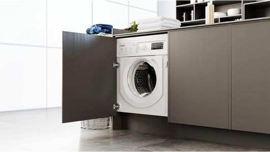 Hotpoint Integrated Washing Machine, 9kg, 1400rpm – Anti-Stain, White