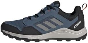 adidas Men's Tracerocker 2.0 Trail Running Shoes, Core Black/Grey Three/Impact Orange, 9 UK