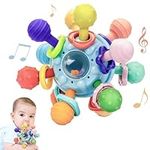 ACCEVO Baby Teething Toys 0-6 Months Baby Toys Developmental Sensory Montessori Toys Baby Teether Toys 6-12 Months Baby Chew Toys Baby Shower Christmas Birthday Gifts for Newborn Toddlers Toys 1-3