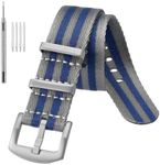 ANBEER Woven Nylon Watch Strap, 22m