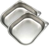 Cat Mate Stainless Steel Bowl Inserts x 2 for Cat Mate C100 and C200 Automatic Feeders (Feeder Not Included)