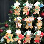 14pcs Gingerbread Christmas Decorat