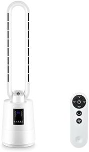 SHAVINGFUN Tower Fans Bladeless fans,38" bladeless tower fan with Remote Control&Timer Function,3 Speeds,2H-8H Timer,80°Swing,Super Quiet Easy to Clean,Oscillating Fan,for Bedroom, Kitchen,Office Fans