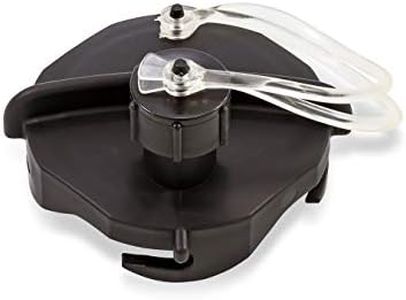 Camco Durable Sewer Cap with Hose Connection to Prevent Leaks, Easy Install and Simple Use (39463) Black 0.75 Inch