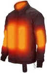 MIDIAN Heated Jacket Liner for Mens Winter 12V Motorcycle Protective Gear With 6 Heat Zones for Cold Weather Riding(Black-S)
