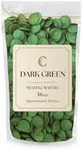 KIDU Dark Green Chocolate Melting Wafers 16 Ounces Bulk Perfect For Dipping, Deserts, Baking And More - 1 Pound