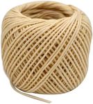 kimairy Beeswax Hemp Wick,200 ft Spool,100% Organic Hemp Wick Well Coated with Beeswax,Standard Size(1.0mm) Mother' Day+Easter Making Candle Decor or Gifts