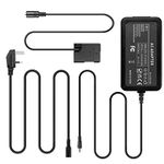 EH-5/EH-5A AC Power Adapter Kit EN-EL14 Dummy Battery for Nikon D3100 D3200 D3300 D3400 D5100 D5200 D5300 D5500 Coolpix P7000 P7100 P7700 P7800 Cameras