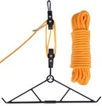 Deer Hanger for Skinning, Deer Hunting Game Hoist Pulley Lift System with Gambrel, Max to 700LB for Hanging and Processing Deer hog Goat