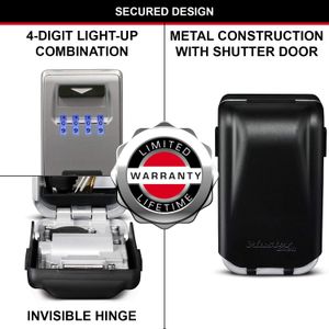Master Lock Wall Key Safe – Secure Outdoor Key Storage Box