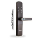 Mygate Smart Lock Plus | 6-Ways to Unlock | in-Built WiFi | Fingerprint | Mobile App Access | OTP | PIN Access | RFID Card | Mechanical Key | Decoy Pin Feature | 3-Years Warranty