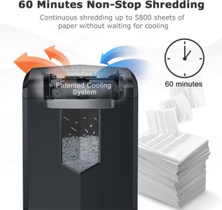 Bonsaii 18-Sheet Paper Shredder – Heavy Duty Cross-Cut for Office