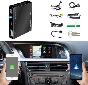Compatible with Audi Wireless CarPlay + Android Auto + Mirroring + YouTube Retrofit Decoder Box Kits