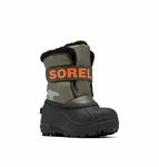 Sorel Unisex Kids Kids Snow Commander Winter Boots, Green Stone Green X Alpine Tundra Children, 12 UK