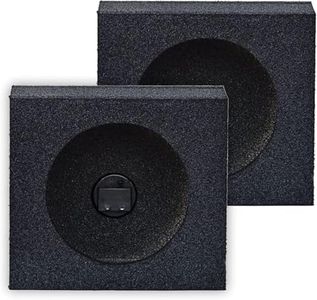 Aruvi AudioBox 6Inch Wooden Speaker Box with tutter Setup ||6-Inch Empty Cabinet for Custom Installation Wooden Enclosure for Car Audio and Home Theater Pack 1 (20cm*20) (6 inch)