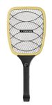 Oreva Rechargeable Electric Mosquito Racket with Led Indicator Mosquito Electric Fly Swatter, Bug Zapper Racket Bat| Lager Square Powerful Grid Net | Safe to Touch | 400 Mah Battery (Orange-Black)