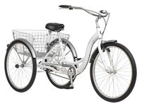 Schwinn Meridian Wheel Trike Bicycle, White, 14"/One Size