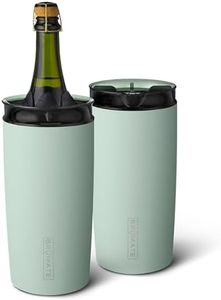 BrüMate Togosa 2-in-1 Wine Chiller Bucket & Pitcher | 100% Leakproof Locking Lid | Portable Chiller Fits Most Wine, Champagne, & Liquor Bottles | Perfect Wine Gift | 49oz (Sage)