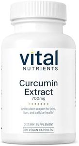 Vital Nutrients - Curcumin Extract (with Bioperine) - Nutritional Support for Normal Tissue Health - 60 Capsules per Bottle - 700 mg