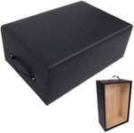 GarveeLife Black Pilates Sitting Box for Pilates Reformer,Pilates Reformer Box,Pilates Equipment for Home Gym Studio Use, Pilates Reformer Accessory for Pilates Exercises