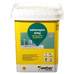 Weberepox Easy | Epoxy tile grout | 2 component grout | Easy to mix - easier to apply - easy to clean | Food grade (5, Natural Earth)