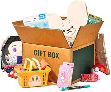 Japan Crate Kawaii Gift Pack - 20+ Piece Japanese Mystery Box for Girls & Boys, Surprise Gift Box for Kids, Includes Kawaii Accessories, Plushies, Cute Stationery Items, Chocolates, Candies, and More!