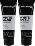 Animology White Wash White Dog Shampoo, 250ml (Pack of 2)