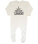 Shopagift Baby Happy Birthday Grandad Sleepsuit Romper White