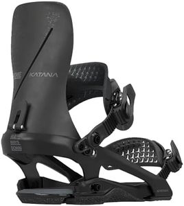 Rome Katana FW Men's Snowboard Bindings, Black, L/XL