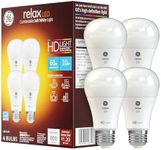 GE Relax LED Light Bulbs, 60 Watt, 