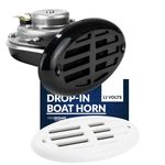 Marine Electric Drop in Hidden Horn Water-resistant W/two Grills for Boats 12v . Five Oceans