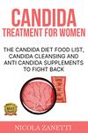 Candida treatment for women: The candida diet food list, candida cleansing and anti candida supplements to fight back