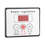 SCR Digital Voltage Regulator 10000W Adjustable Electric Motor Speed Control Dimmer Digital Thermostat Module AC 220V