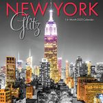 Graphique 2023 New York Glitz Mini Wall Calendar | 7” x 7” | Thick Paper | Home & Office Organizer | Large Monthly Grid | 3 Languages & Marked Holidays | 4 Month Preview Page for 2024